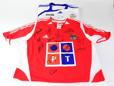 Lot 536 - FINLAND; a football shirt bearing the...