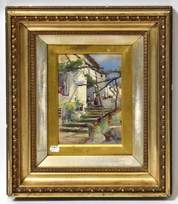 Lot 444 - PERCY DIXON (1862-1924); watercolour,...