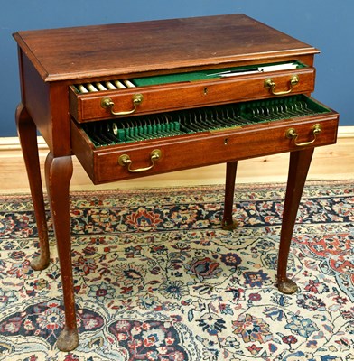 Lot 1000 - G. ELLIS LTD, SHEFFIELD; a mahogany cased...