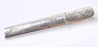 Lot 1303 - JOSEPH TAYLOR; a Georgian white metal needle...