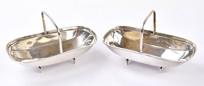 Lot 1284 - J. DIXON & SONS; a pair of George V hallmarked...