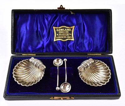 Lot 1132 - WILLIAM AITKEN; a cased pair of Victorian...