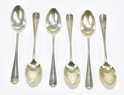 Lot 1245 - JOSEPH RODGERS & SONS; a set of six George V...