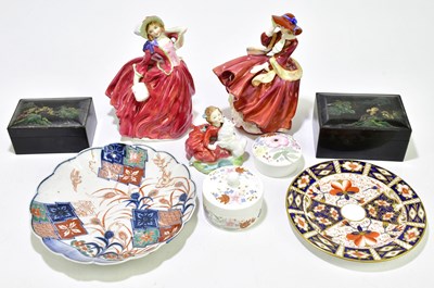 Lot 1739 - ROYAL DOULTON; three figures comprising HN1834...