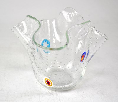 Lot 308 - GAMBARO & POGGI FOR MURANO; a clear glass...