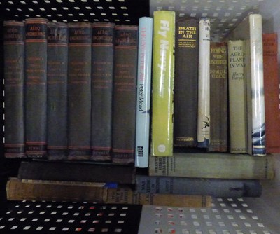 Lot 570 - Various vintage aeronautical and aeroplane books