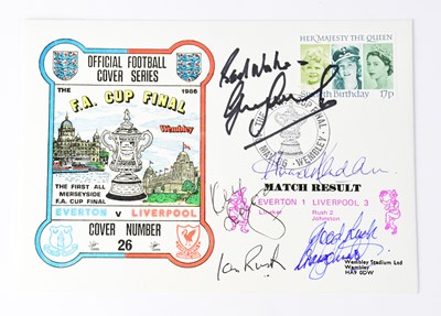 Lot 456 - MERSEYSIDE FOOTBALL; a first day cover for the...