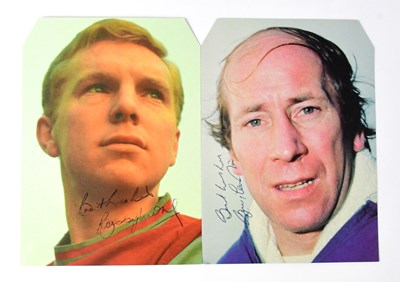 Lot 529 - SIR BOBBY CHARLTON AND SIR BOBBY MOORE; two...