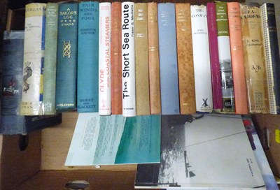 Lot 550 - A quantity of books mostly relating to steam powered boats and ships