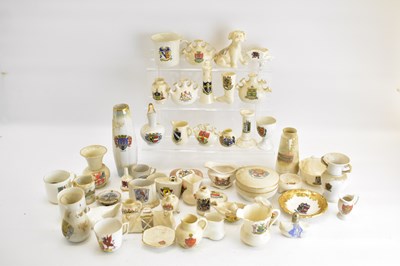 Lot 230 - Approximately forty items of mixed crested...