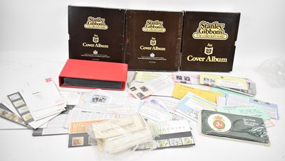 Lot 486 - Four albums of GB first day covers and...