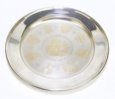 Lot 1086 - DANBURY MINT; an Elizabeth II hallmarked...