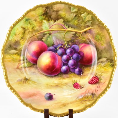 Lot 472 - ROYAL WORCESTER; an early 20th century hand...