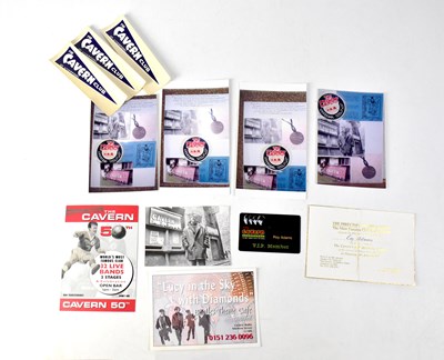 Lot 558 - THE CAVERN CLUB; a small collection of...
