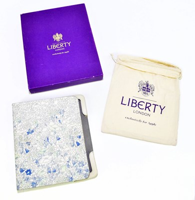 Lot 639 - LIBERTY LONDON; a cream, green and blue cloth...