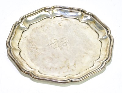 Lot 1077 - S BLANCKENSEE & SON LTD; a George V hallmarked...