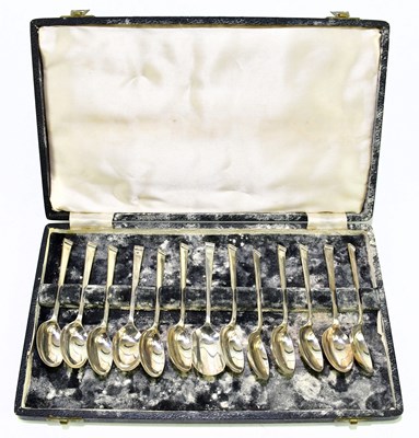 Lot 1185 - COOPER BROS & SONS; a cased set of twelve...