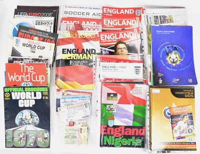 Lot 417 - Approximately seventy football programmes,...