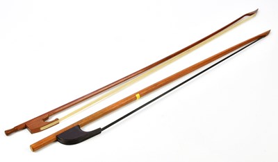 Lot 1244 - Two modern Baroque style bows, length 73cm and...