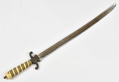 Lot 674 - An ornate 20th century short sword, marked...