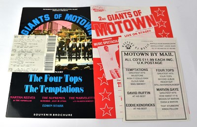 Lot 161 - GIANTS OF MOTOWN; a souvenir brochure bearing...