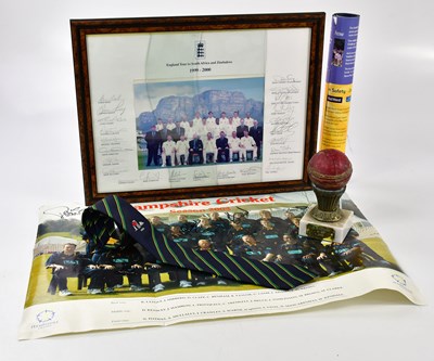 Lot 1405 - A group of cricket memorabilia and ephemera...