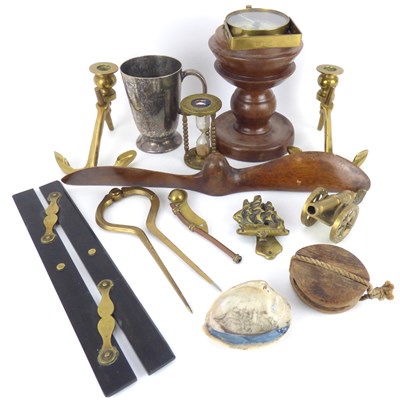 Lot 465 - Various vintage maritime related collectibles