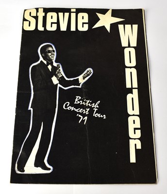 Lot 197 - STEVIE WONDER; 'British Concert Tour 1971'...