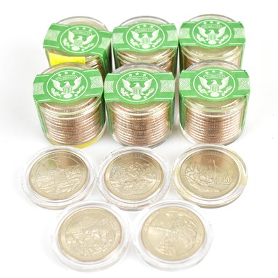 Lot 748 - DANBURY MINT; six sealed capsules containing...