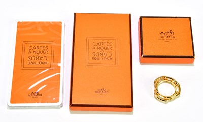 Lot 615 - HERMÈS; a gold tone Regate Chaine D'Ancre...