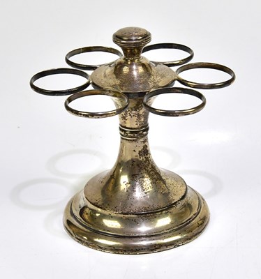 Lot 2070 - W & CO; a hallmarked silver six section...