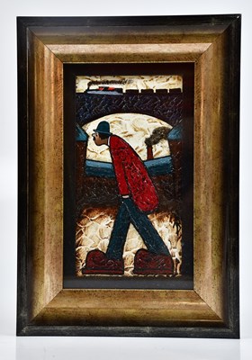 Lot 221 - ALBERT BARLOW (born 1944); acrylic on board,...