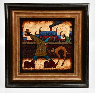 Lot 220 - ALBERT BARLOW (born 1944); acrylic on board,...