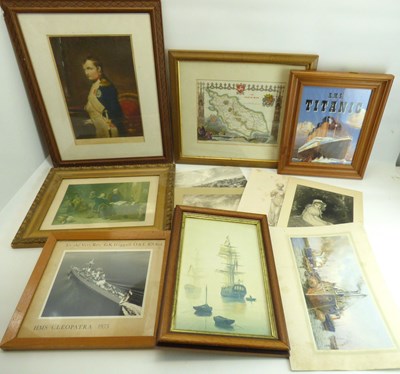 Lot 498 - A collection of various pictures and prints
