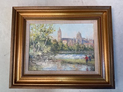 Lot 210 - FERGUS O'RYAN RHA (Irish, 1911-1989); oil on...