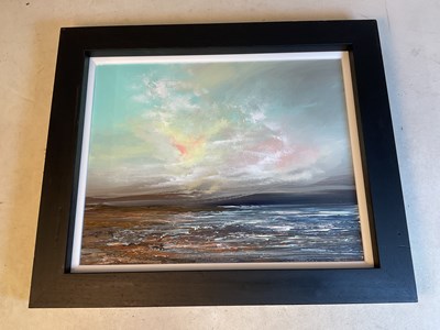 Lot 234 - PHILIP RASKIN; oil on canvas, landscape,...