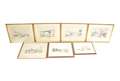 Lot 636 - J. BOURNE; a collection of seven prints...