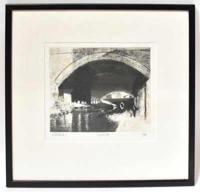 Lot 345 - R. FORBES; artists' proof, 'Cyclist', signed...