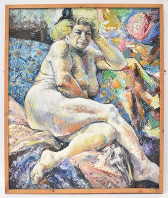 Lot 360 - UNATTRIBUTED; oil on canvas of Liverpool life...