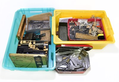 Lot 2013 - A mixed group of letter presses, also various...