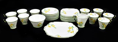 Lot 1674 - ADDERLEY WARE; a part tea set to include...