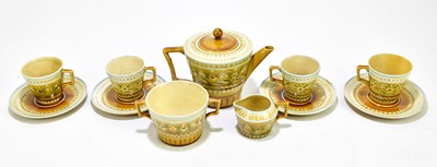Lot 1656 - LINTHORPE; a part tea set comprising a teapot,...