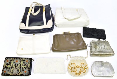 Lot 712 - Ten vintage 1950s to 1980s handbags including...