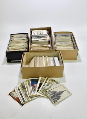 Lot 1491 - A large collection of postcards, mainly...