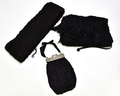 Lot 649 - J SPIRO; an early 20th century black Persian...