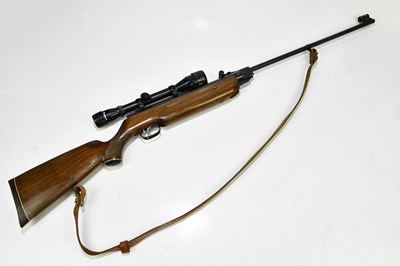 Lot 527 - WEIHRAUCH; a .22 HW35 break barrel air rifle,...