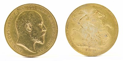 Lot 1432 - An Edward VII full sovereign, 1902.