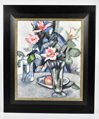 Lot 279 - SCOTTISH SCHOOL; oil on canvas, still life...
