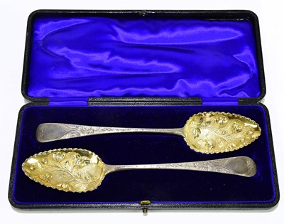 Lot 1229 - A pair of William IV hallmarked silver...