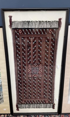Lot 1832A - A modern Vietnamese rug, approx 90 x 40cm,...